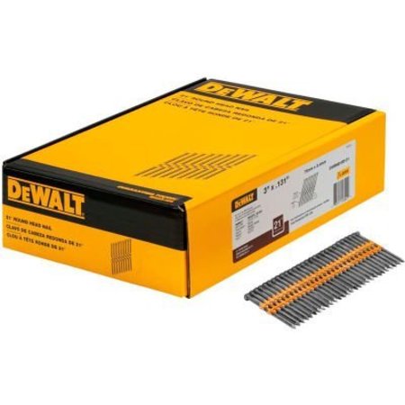 Dewalt Collated Framing Nail, 3 in L, Bright, 21 Degrees DWRHS10D131